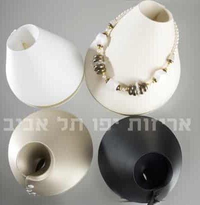 מעמד קונוס לשרשראות – מתקפל וקומפקטי לתצוגת תכשיטים - קטגוריית מעמדים לתכשיטים - סטנדים מעוצבים לעגילים, שרשראות וצמידים